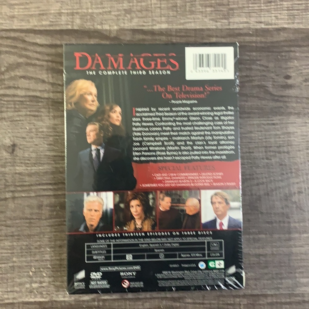Damages the full 3 Seasons on 9 DVD’s - Picture 8 of 8